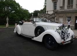 Convertible Rolls Royce for weddings in London