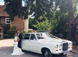 Classic Daimler for wedding hire in London