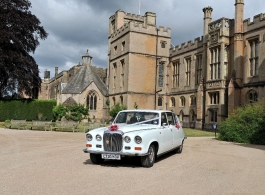 Classic Daimler for wedding hire in Chesterfield