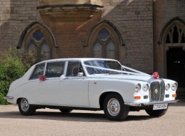 Daimler wedding car hire in Mansfield