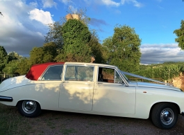 Classic wedding car for hire in Bristol