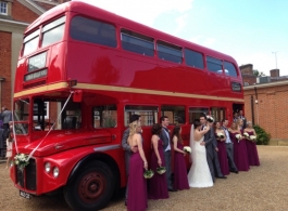 Traditional London Bus for wedding hire in Reading
