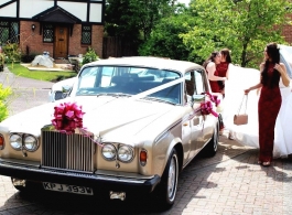 Classic Rolls Royce wedding car in Brighton