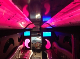 Silver Party Bus for special occasions in Kent and London