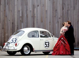 VW Beetle wedding car in London