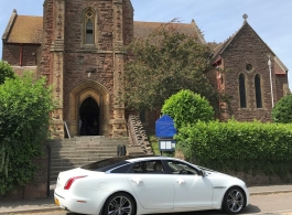 XJ Jaguar wedding car hire in Launceston