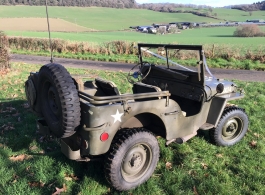 Normandy Jeep for weddings in South Wales