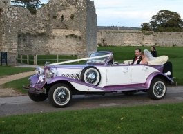 Vintage Wedding car in Southampton