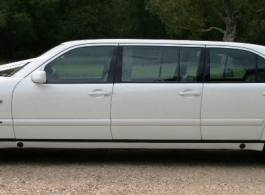 White Mercedes for wedding hire in Bournemouth