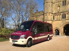Mini bus hire for weddings in Hastings