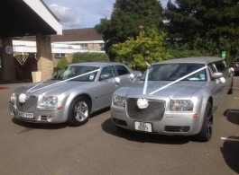 Silver Modern car for wedding hire in Newbury