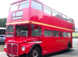 Classic Red London bus for weddings in London