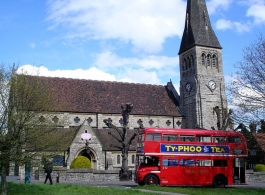 Classic Red London Bus for weddings in Tunbridge Wells