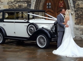 Vintage Regent wedding car for hire in Potters Bar