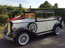 Vintage style Regent wedding car hire in London