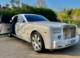 Rolls Royce Phantom for weddings in Peterborough