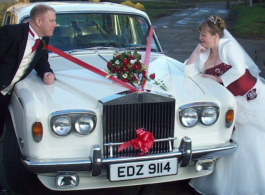 Rolls Royce Silver Shadow for weddings in Nottingham