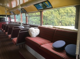 Double deck Red London Bus for weddings in Gerrards Cross