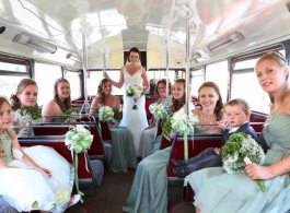 Classic Red Bus for weddings in Kings Lynn