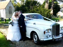 Rolls Royce Silver Cloud for weddings in Sevenoaks