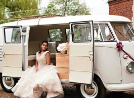 1958 Campervan for wedding hire in Northampton