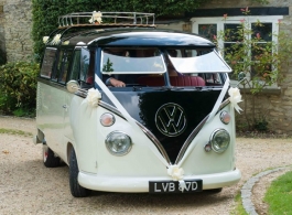 Classic VW Campervan for wedding hire in Northampton