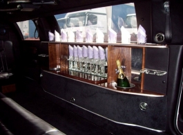 White wedding Limousine for hire in Newbury