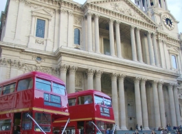 Classic Red London Bus for weddings in London