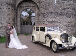 Vintage wedding car hire in Faversham