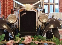 Vintage wedding car hire in Brighton