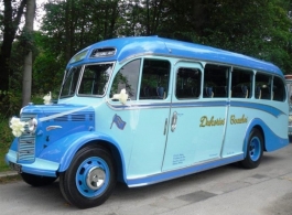 Vintage bus for weddings in Chesterfield