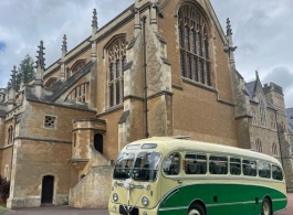 Vintage coach for weddings in Stafford