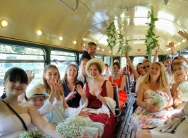 Vintage bus for weddings in Dartford