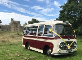 Vintage wedding bus for hire in Brighton