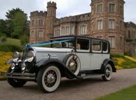 Vintage wedding car for hire in Plymouth