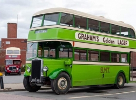 Vintage double deck bus for weddings in Banbury