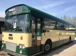 Vintage wedding bus for hire in Lewes