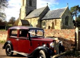 Vintage Austin 10 for weddings in Bedford