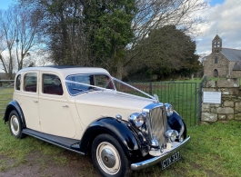 Vintage wedding car hire in Bristol