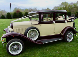 Vintage car for weddings in Peterborough