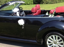 VW Beetle for wedding hire in Oxfordshire