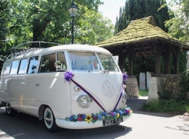 Classic VW Campervan for weddings in Horsham