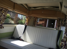 Bay Window VW Campervan wedding hire in Henley