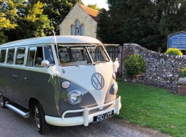 Classic Campervan for weddings in Southsea