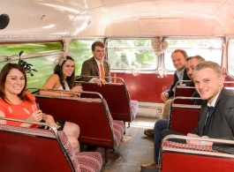 Red Routemaster Bus for hire in Ascot