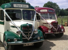 1940s Vintage wedding bus for hire in Sandhurst