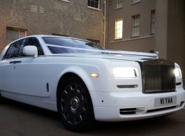 Rolls Royce Phantom wedding car in London