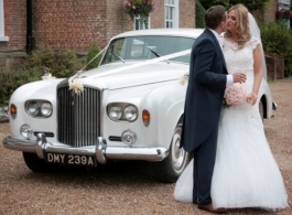 Bentley for wedding hire in central London