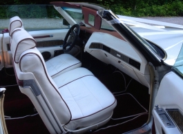 White Cadillac for weddings in Hucknall