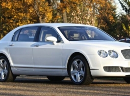 White Bentley Spur for weddings in London